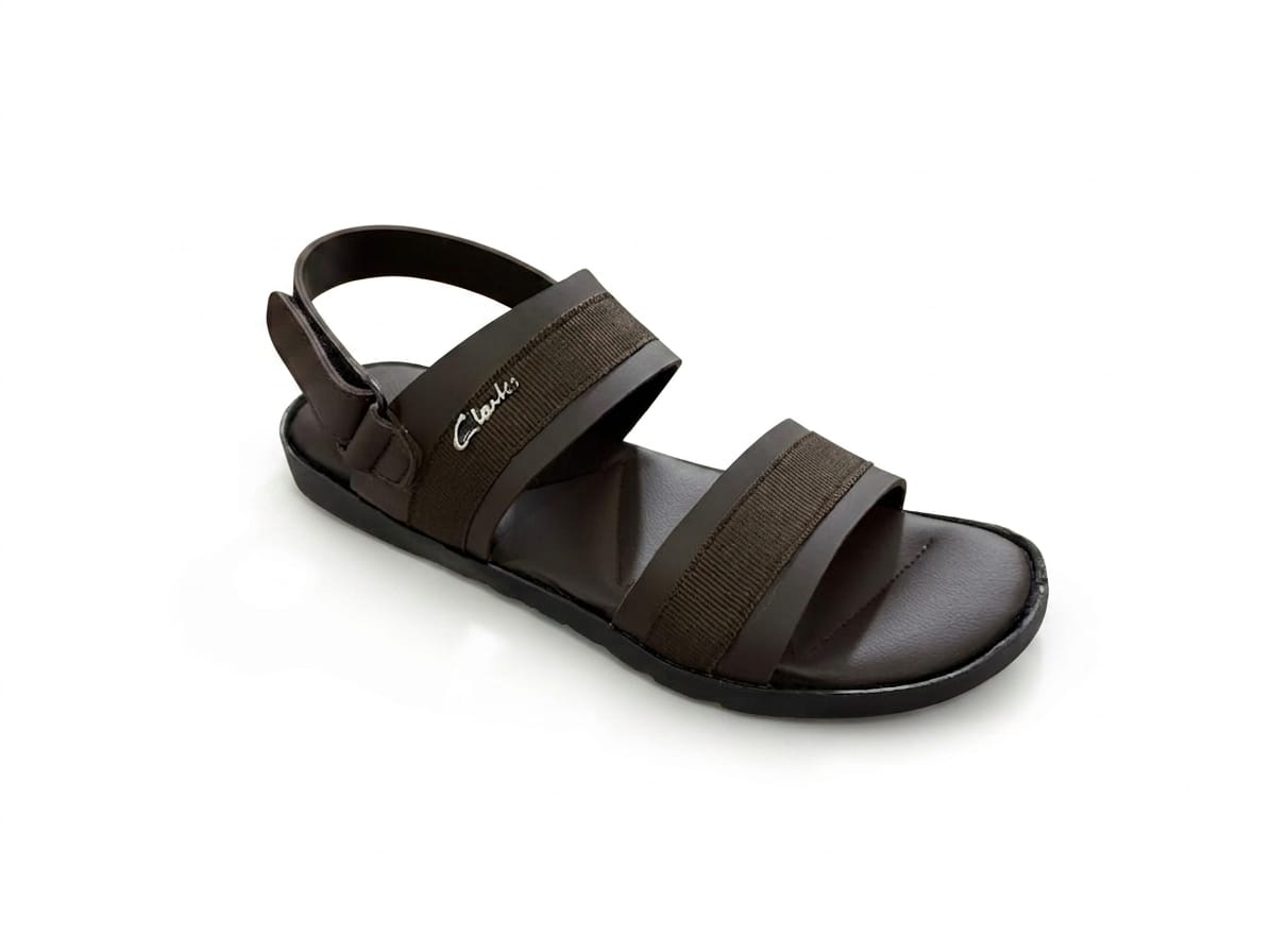 Men’s Brown Adjustable Sport Sandals