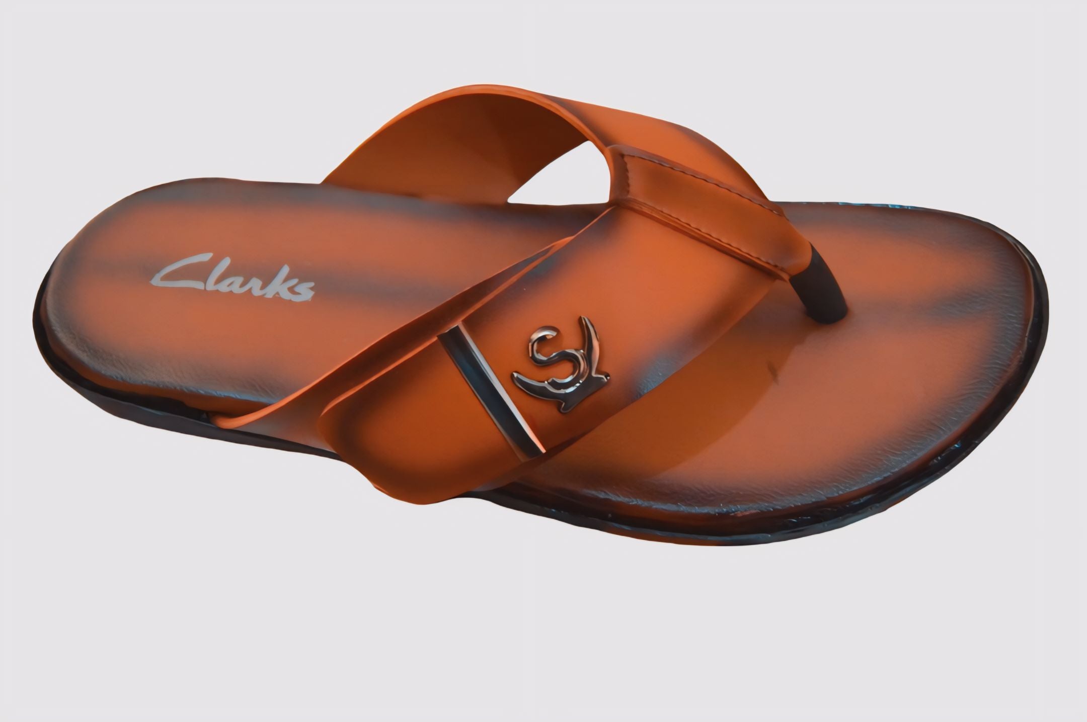 Classic Men's Daily Wear Brown Slipper